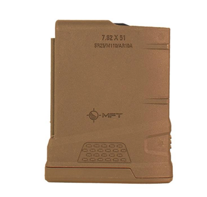 MFT Extreme Duty AR10 10 Round Magazine